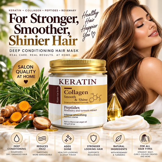 TrackCRD™ Silk Reset | Keratin + Collagen Deep Conditioning Hair Mask