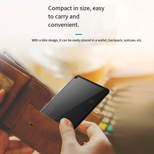 TrackCRD Wireless Charging Wallet Finder Card - Compatible with Apple Find My